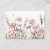 Wildflower Books for Baby Request Card Begleitkarte (Rückseite)