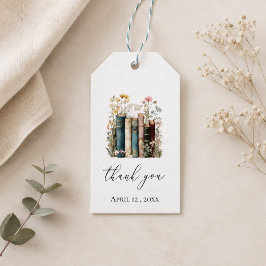 Wildflower Books Geschenkanhänger zur Danksagung f