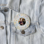 Wildflower Botanical Bereavement Sympathy Button (Beispiel)