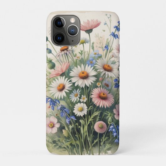 Wildflower Botanical Floral iPad Case – Nature-Ins (Rückseite)