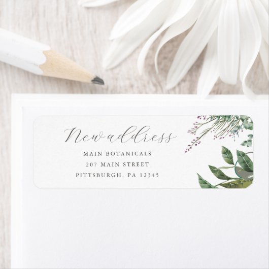 Wildflower Botanical Script Neue Adresse (Insitu)