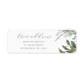 Wildflower Botanical Script Neue Adresse (Vorne)