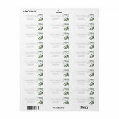 Wildflower Botanical Script Neue Adresse (Vorne)