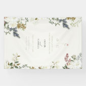 Wildflower Botanical Wedding Banner (Horizontal)