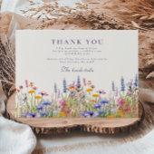 Wildflower Bridal Shower Dankeskarte