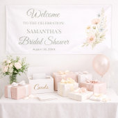 Wildflower Bridal Shower Welcome  Banner