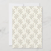 Wildflower Butterfly Bee Bat Mitzvah Einladung (Rückseite)