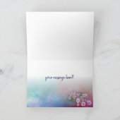 wildflower cosmos greeting card karte (Innenseite)