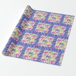 Wildflower-Design-Geschenkpapier Geschenkpapier