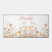 Wildflower Desk Mat Extend Custom Keyboard Mouse Schreibtischunterlage (Vorderseite)