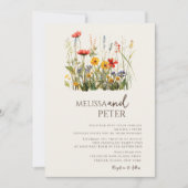 Wildflower  einladung (Vorderseite)