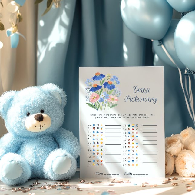 Wildflower Emoji Guess Baby in Bloom Shower Game (Von Creator hochgeladen)