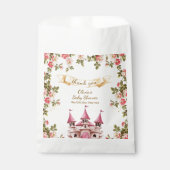 Wildflower Fairytale Castle Baby Shower Thank You Geschenktütchen (Vorderseite)