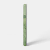 Wildflower field in green watercolor samsung galaxy hülle (Linke Seite)