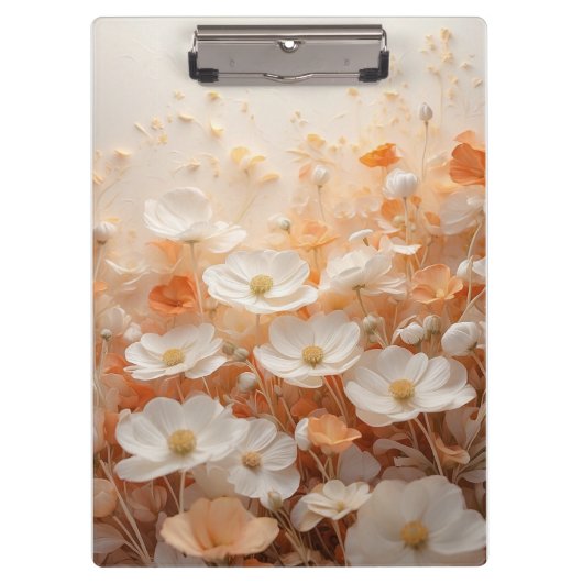 Wildflower Field Klemmbrett (Vorderseite)