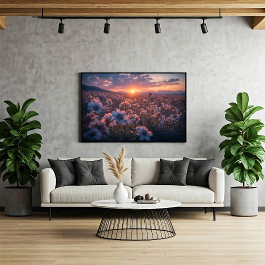 Wildflower Field Leinwanddruck