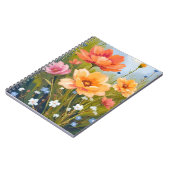 Wildflower Field | Watercolor Flowers Botanical Notizblock (Linke Seite)