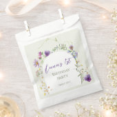 Wildflower First Birthday Geschenktütchen (Ausgeschnitten)