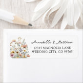 Wildflower Floral Return Address (Insitu)