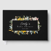Wildflower Garden Charm | Baby Shower Gästebuch (Vorderseite)