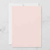 Wildflower Garden Princess Castle 1st Birthday Dankeskarte (Rückseite)