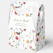 Wildflower Garden Wedding Favor Box Geschenkschachtel (Geöffnet)