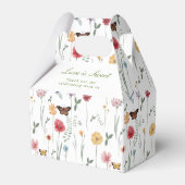 Wildflower Garden Wedding Favor Box Geschenkschachtel (Vorderseite)