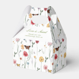 Wildflower Garden Wedding Favor Box Geschenkschachtel