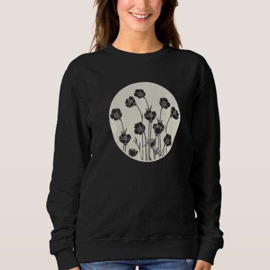 Wildflower Gardening Bulbous Crowfoot Buttercup Fl Sweatshirt (Vorderseite)