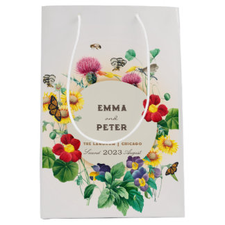 Wildflower Geschenktasche Medium Mittlere Geschenktüte