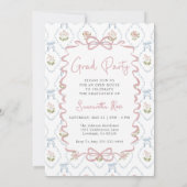 Wildflower Graduation Einladung (Rückseite)