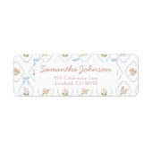 Wildflower Graduation Party Return Address (Vorne)