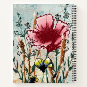 Wildflower Hardcover Journal Notizblock (Rückseite)