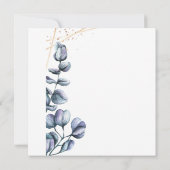 Wildflower Harmony Save The Date Announcement Einladung (Rückseite)