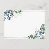 Wildflower Harmony Wedding Directions Begleitkarte (Rückseite)