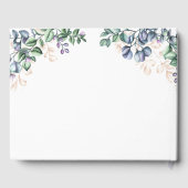 Wildflower Harmony Wedding Gästebuch (Rückseite)