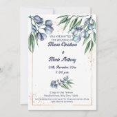 Wildflower Harmony Wedding Invitation  Einladung (Vorderseite)
