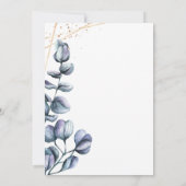 Wildflower Harmony Wedding Invitation  Einladung (Rückseite)