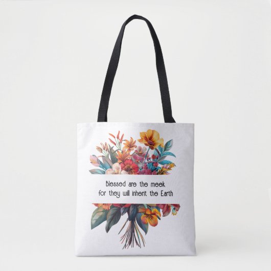 Wildflower-Humility-Tasche Tasche (Vorderseite)