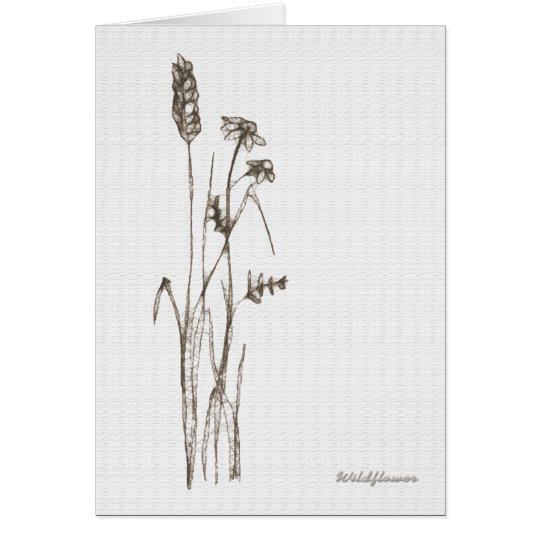 Wildflower Karte