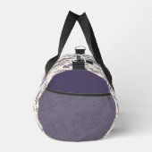 Wildflower Lavender Boho Botanical Floral Duffle Bag (Rechts)