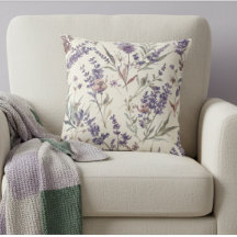 Wildflower Lavender Boho Botanical Floral