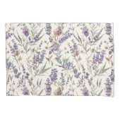 Wildflower Lavender Boho Botanical Floral Pattern Kissenbezug (Vorderseite)