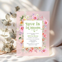 Wildflower Liebe ist in Blüte Rosa Brautparty