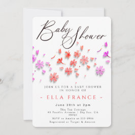 Wildflower Love Is in Bloom Baby Shower Einladung