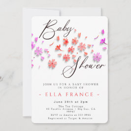 Wildflower Love Is in Bloom Baby Shower Einladung