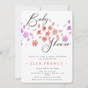 Wildflower Love Is in Bloom Baby Shower Einladung