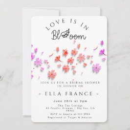 Wildflower Love Is in Bloom Brautparty Einladung