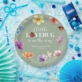 Wildflower Lovebug Babyparty Pappteller (Party)