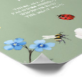 Wildflower Lovebug Schnuller Jagd Poster (Ecke)